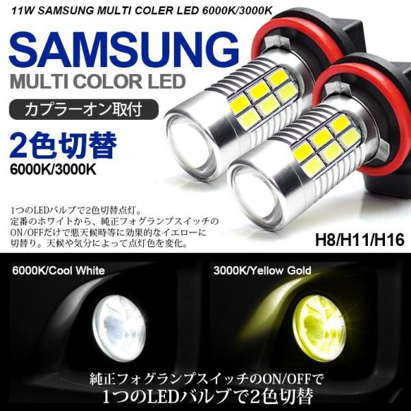 40系/ZVW40W/ZVW41W 前期 プリウスα 11W SAMSUNG 1600lm 2色切替...