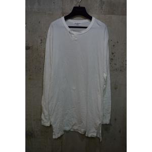 ヨウジヤマモト　プールオム　Yohji Yamamoto　POUR　HOMME　ヘンリーネック　ロング　Ｔシャツ　3　HD-T19-075 D2980｜postantique