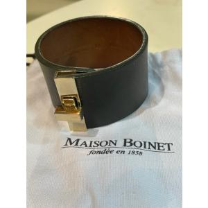 ブレスレット 「Maison Boinet/メゾンボワネ」ワイドレザー