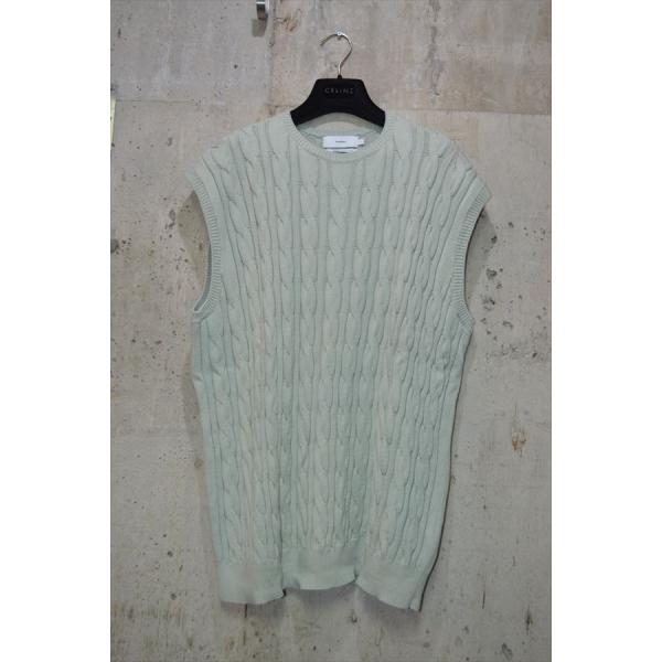 グラフペーパー　Graphpaper　ニット　ベスト　GU221-80146 D4409