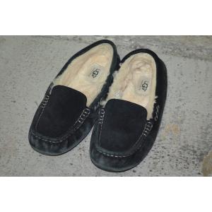 アグ　UGG　Australia　モカシン　ローファー　ボア　シューズ靴23cm　US6　F20013CM D8364