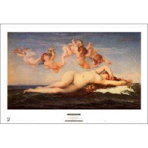 -アートポスター- ヴィーナスの誕生 574×878mm　天使・ルネッサンス -おしゃれインテリアに...