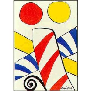 -アートポスター-Candy Cane(リトグラフ)519×740mm カルダー -おしゃれインテリ...