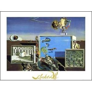 アートポスター- 薔薇の頭の女 (60cm×80cm) サルバドール・ダリ -余白