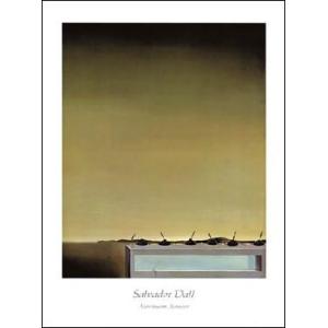 アートポスター-ミレー作「晩鐘」の考古学的追憶(40cm×50cm） -ダリ