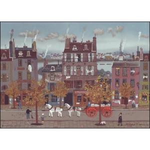 ミッシェル・ドラクロア アートポスター- アイスクリーム屋(556x705mm