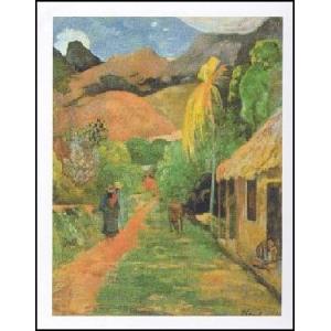 -アートポスター- Chemin a` Papeete (50cm×70cm)　ポール・ゴーギャン ...