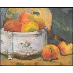 -アートポスター- 桃と静物 (60cm×80cm)　ポール・ゴーギャン -おしゃれインテリアに-