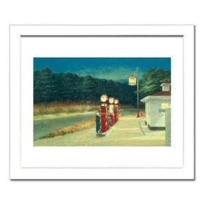 出荷区分C】エドワード・ホッパー ガスステーション 1940年 【アート