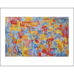 -ジャスパー・ジョーンズ アートポスター-Map(281×358mm) -おしゃれインテリアに-