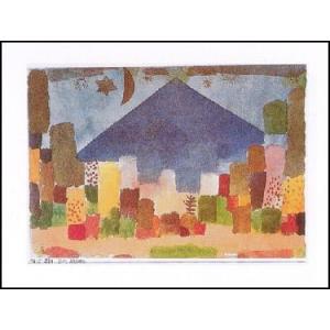 ミロ アートポスター-マーグ財団の夜(リトグラフ)557×700mm