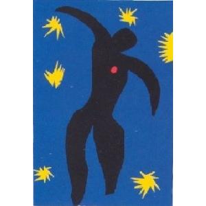 -アートポスター- ジャズ：イカロス1943年(70cm×100cm）　アンリ・マティス（余白無し） -おしゃれインテリアに-