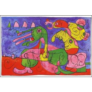 -ミロ アートポスター-Untitled(350×520mm) -おしゃれインテリアに-