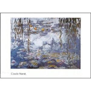 -モネ アートポスター- 睡蓮  (50cm×70cm) -おしゃれインテリアに-