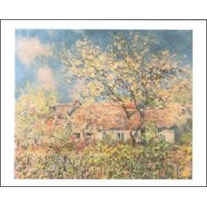 -モネ アートポスター- ジヴェルニーの春　1880年   (60cm×80cm) -おしゃれインテ...