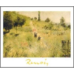 -アートポスター- 草の中を登る道 (50cm×70cm)　オーギュスト・ルノアール -おしゃれイン...