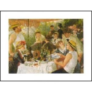 -アートポスター- 舟遊びの昼食 (40cm×50cm）　オーギュスト・ルノアール -おしゃれインテ...
