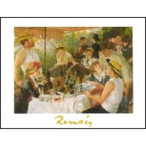 -アートポスター- 舟遊びの昼食 (50cm×70cm)　オーギュスト・ルノアール -おしゃれインテ...