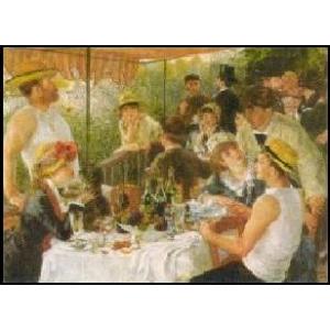 -アートポスター- 舟遊びの昼食 (70cm×100cm)　オーギュスト・ルノアール -おしゃれイン...