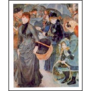 -アートポスター- 雨傘 (40cm×50cm）　オーギュスト・ルノアール -おしゃれインテリアに-