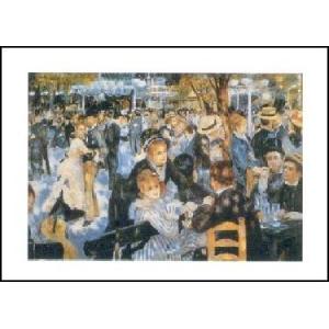 -アートポスター- ムーラン・ド・ラ・ギャレット (40cm×50cm)　オーギュスト・ルノアール ...