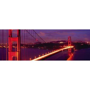 -フォトポスター-ゴールデンゲートブリッジ サンフランシスコ(33cm×95cm)街 -おしゃれインテリアに-