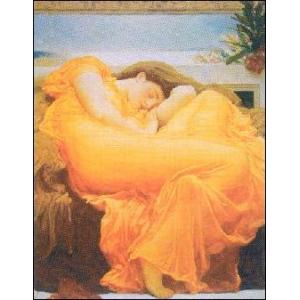 -アートポスター- Flaming June (60cm×80cm) -おしゃれインテリアに-