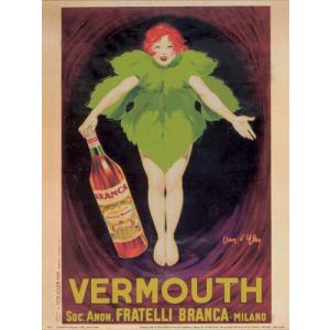 ポスター Vermouth F.lli Branca 1922 60cm×80cm　ビンテージ -おしゃれインテリアに-｜poster