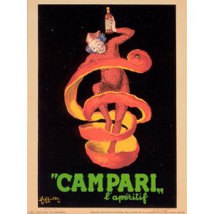 ポスター 'Campari'' l'aperitif 1921 60cm×80cm　ビンテージ -おしゃれインテリアに-｜poster