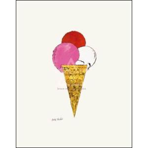 -アートポスター-Ice Cream Dessert,1959(red, pink and whit...
