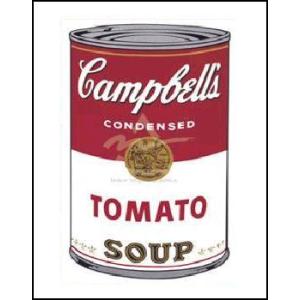 キャンベルスープ缶 I (トマト) 1968（アンディ ウォーホル） 額装品