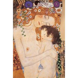 グスタフ・クリムト作品 Mother and Child 人生の三段階 ディテール