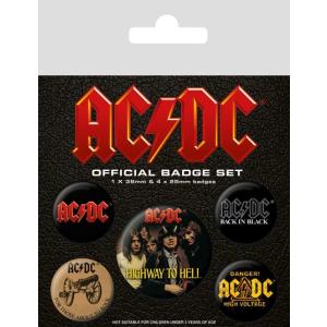 AC/DC (Logo) カンバッチセット｜posterbin2