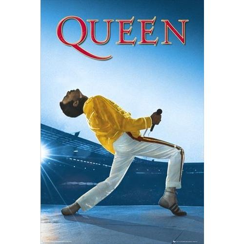 クイーン　ポスター　QUEEN Wembley フレディ・マーキュリー、 ボヘミアン・ラプソディ、ラ...