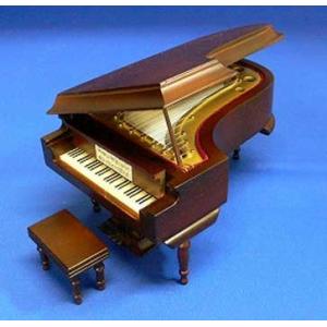 グランドピアノ 18ｃｍ　ブラウン　ミニチュア楽器