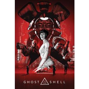 ゴースト・イン・ザ・シェル ポスター 『攻殻機動隊』　Ghost In The Shell (Red)【170405】｜posterbin2