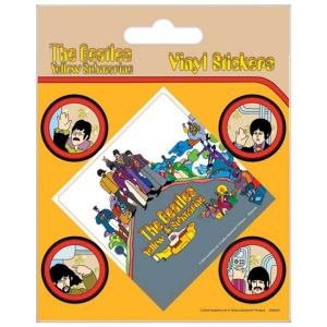 ビートルズThe Beatles (Yellow Submarine)　ステッカー ((150409)｜posterbin2