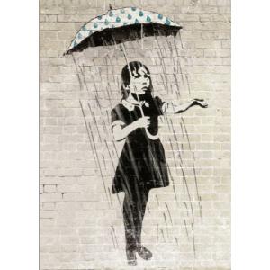 バンクシー ポストカード Banksy Street art Step into the world...｜posterbin2