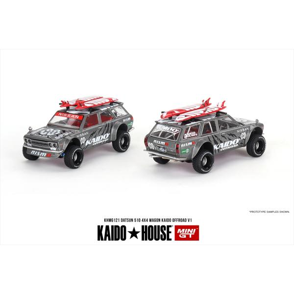 MINI GT 1/64 ニッサン ダットサン KAIDO 510 ワゴン 4x4 Kaido Of...