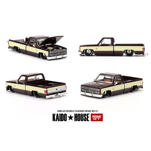 MINI GT 1/64 シボレー シルバラード KAIDO ヴィンテージスペック V1 左ハンドル...