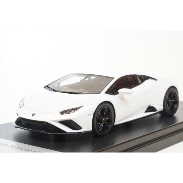 ルックスマート 1/43 ランボルギーニ ウラカン エヴォ RWD マットホワイト 完成品ミニカー ...