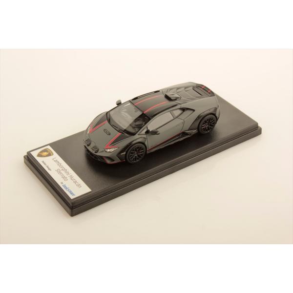 ルックスマート 1/43 ランボルギーニ ウラカン ステラート グリージョ ボルケーノ 完成品ミニカ...