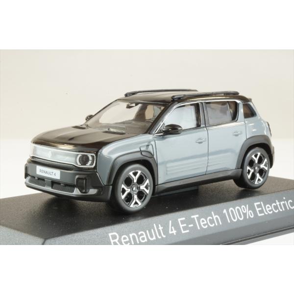 ノレブ 1/43 ルノー 4 E-Tech Electric 2025 テラアーバングレー 完成品ミ...