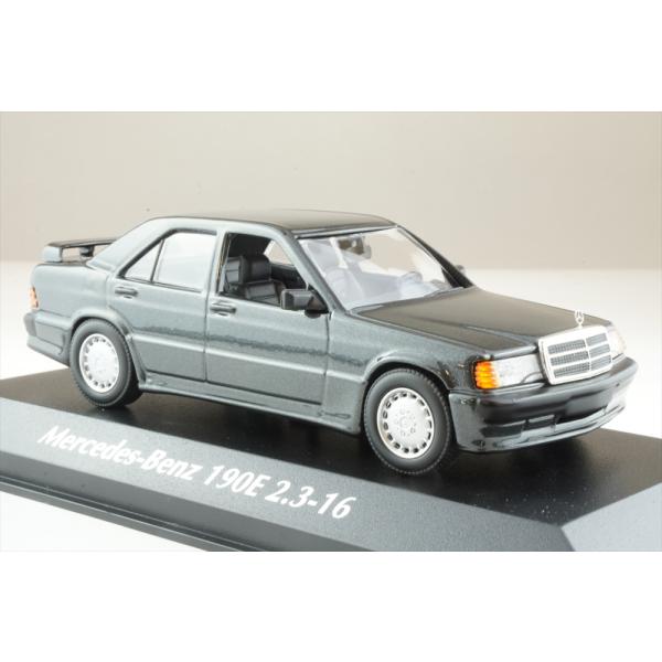 【6月予約】マキシチャンプス 1/43 メルセデス・ベンツ 190 E 2,3-16 1984 ブラ...