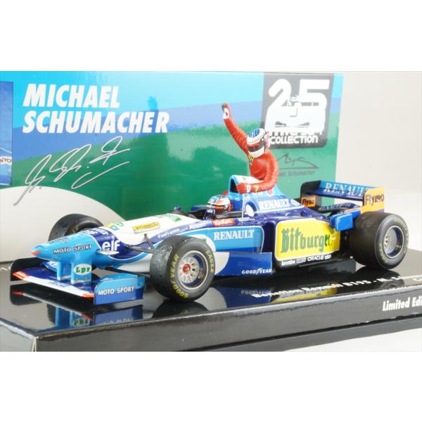 ミニチャンプス 1/43 ベネトン ルノー B195 No.1 1995 F1 カナダGP M.シュ...