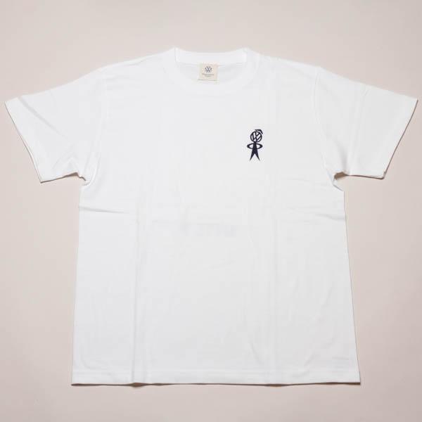 フォルクスワーゲン VWロゴ 刺繍プリントTシャツ ホワイト Lサイズ グッズ BVW8351M