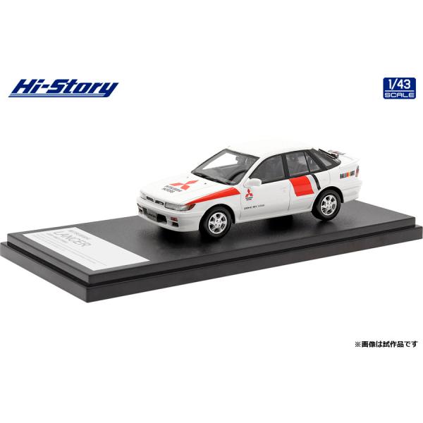 ハイストーリー 1/43 ミツビシ ランサー GSR 4WD 1988 ワークスカラー 完成品ミニカ...