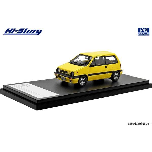 ハイストーリー 1/43 ホンダ シティR 1985 ガルイエロー 完成品ミニカー HS397YE