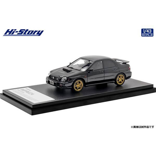 ハイストーリー 1/43 スバル インプレッサ WRX STi 2001 ミッドナイトブラック・マイ...