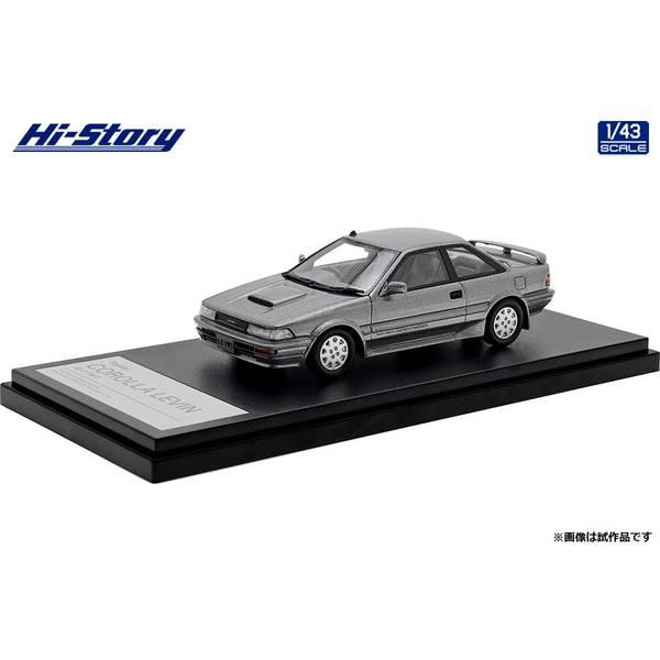 ハイストーリー 1/43 トヨタ カローラレビン GT-Z 1987 グレーメタリック 完成品ミニカ...